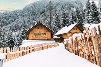 Bergseegut Chalets im Winter