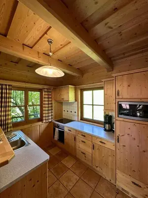Küche/Küchenzeile in der Unterkunft Chalet Amade