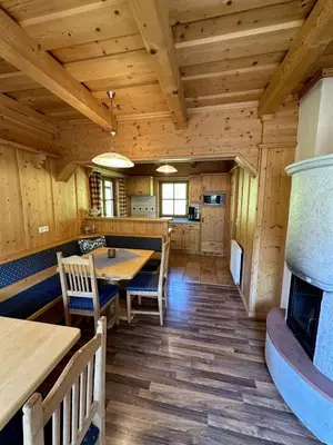 Küche/Küchenzeile in der Unterkunft Chalet Amade