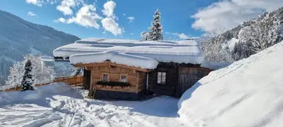 Faschinghütte im Winter