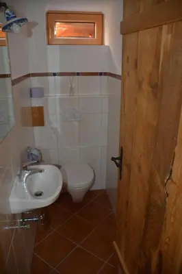 Ein Badezimmer in der Unterkunft Kreischberg Troadkasten