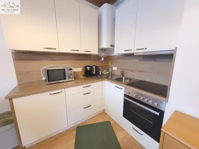Küche/Küchenzeile in der Unterkunft Apartment Grimmingsuite