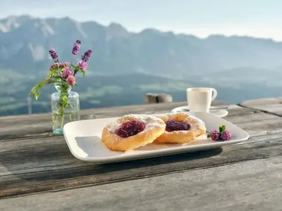 Essen im Chalet oder in der Nähe