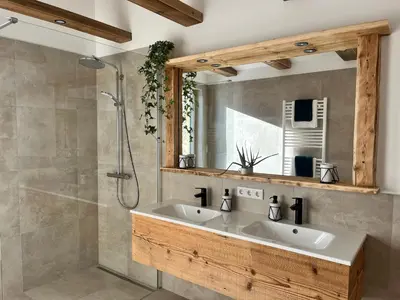 Ein Badezimmer in der Unterkunft KräutnerSchlag