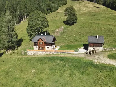 Naturlandschaft in der Nähe des Chalets
