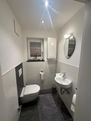 Ein Badezimmer in der Unterkunft Leos Suite Appartement