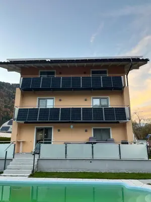 Das Gebäude in dem sich die Ferienwohnung befindet