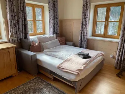 Ein Bett oder Betten in einem Zimmer der Unterkunft Lammerergut