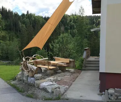 Ein Garten an der Unterkunft Lammerergut