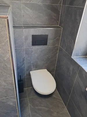 Ein Badezimmer in der Unterkunft Das Litzldorf