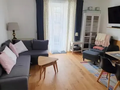 Ein Sitzbereich in der Unterkunft Haus Silent Schluchtberg Top 2