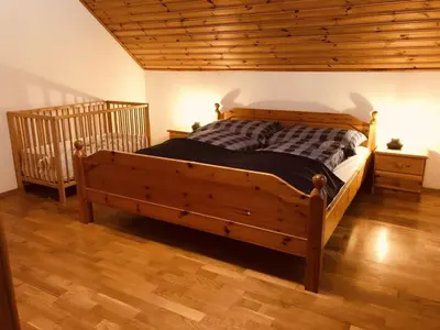 Ein Bett oder Betten in einem Zimmer der Unterkunft Hochsteinalm