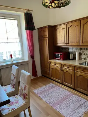 Küche/Küchenzeile in der Unterkunft Ferienwohnung Hakuna Matata