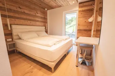 Ein Bett oder Betten in einem Zimmer der Unterkunft Nestzeit