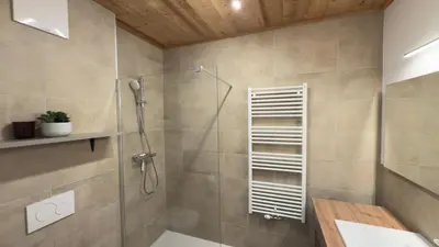 Ein Badezimmer in der Unterkunft Timber Studio - Schladming