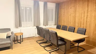 Der Geschäftsbereich oder Konferenzraum in der Unterkunft Timber Studio - Schladming