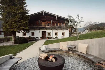 Naturlandschaft in der Nähe des Chalets