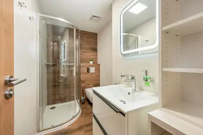 Ein Badezimmer in der Unterkunft Apartment AUTHORIA