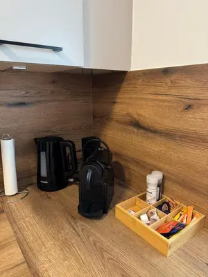Kaffee-/Teezubehör in der Unterkunft Ski und Wander Ferienhäuser Galsterberg-Blick Pruggern - Schladming-Dachstein