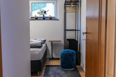 Ein Bett oder Betten in einem Zimmer der Unterkunft Apartment Dachsteinblick Abtenau