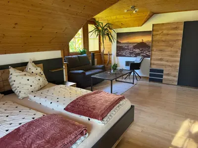 Ein Bett oder Betten in einem Zimmer der Unterkunft Casa Festini