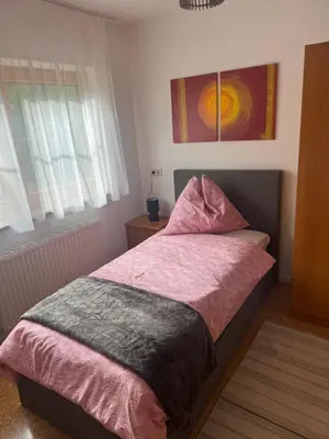 Ein Bett oder Betten in einem Zimmer der Unterkunft Casa Festini