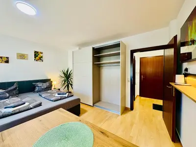 Ein Sitzbereich in der Unterkunft Apartment Postalm nahe Zentrum