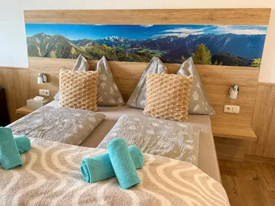 Ein Bett oder Betten in einem Zimmer der Unterkunft Appartement Oriold