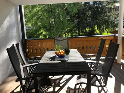 Ein Balkon oder eine Terrasse in der Unterkunft Appartement Schwab Ski in-Ski out by Schladmingurlaub