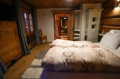 Ein Bett oder Betten in einem Zimmer der Unterkunft Haus Hainschneider - Zentrum Tauplitz - by myNests