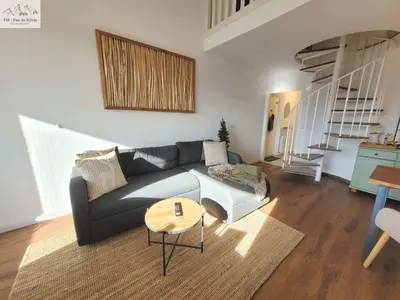 Ein Sitzbereich in der Unterkunft Apartment in Bad Mitterndorf - Steiermark 54982