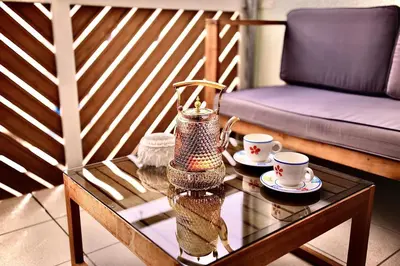 Kaffee-/Teezubehör in der Unterkunft Ganswoanders - deine kleine Beach Oase am Traunsee