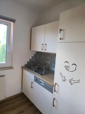 Küche/Küchenzeile in der Unterkunft Ferienwohnung Walcher
