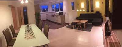Ein Sitzbereich in der Unterkunft WM-Appartements