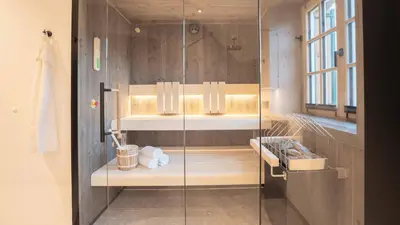 Ein Badezimmer in der Unterkunft Sunleitn-Residenz