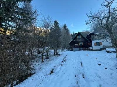Ferienhütte Admont im Winter