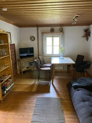 Ein Sitzbereich in der Unterkunft Ferienhütte Admont