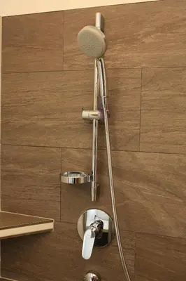 Ein Badezimmer in der Unterkunft Chalet Findeisen