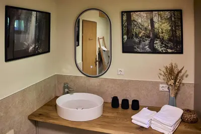 Ein Badezimmer in der Unterkunft Casa Francesco - Ruhiges Apartment nahe Riesneralm & Planneralm