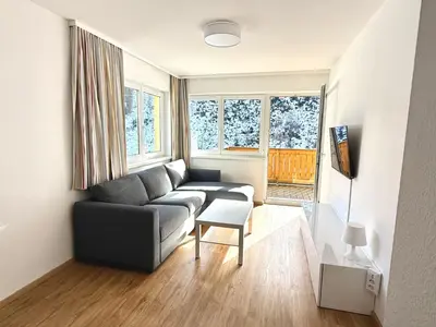 Ein Sitzbereich in der Unterkunft FREJA Tauern Apartments by Langeder
