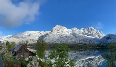 Naturlandschaft in der Nähe des Ferienhauses