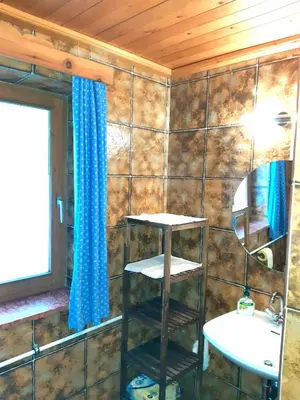 Ein Badezimmer in der Unterkunft Art Chalet Vorderschuhzach