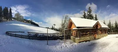 Oberprenner Zirbenhütte im Winter