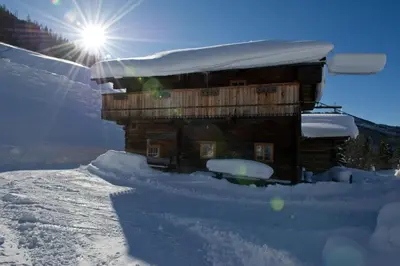 Radlehenhütte im Winter
