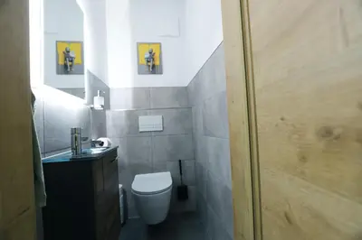 Ein Badezimmer in der Unterkunft Schladming-Top1