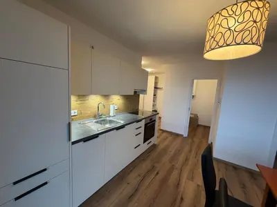 Küche/Küchenzeile in der Unterkunft Apartment Sonnenberg