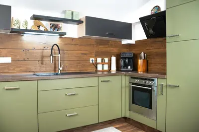 Küche/Küchenzeile in der Unterkunft Dili Appartement