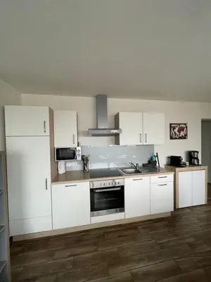 Küche/Küchenzeile in der Unterkunft Appartements Sonnwies