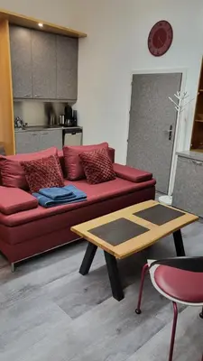 Küche/Küchenzeile in der Unterkunft Apartments Ulrich vonLiechtenstein