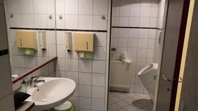 Ein Badezimmer in der Unterkunft Apartments Ulrich vonLiechtenstein